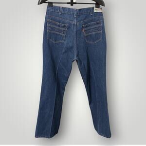Vintage 80s Levis Movin On Jeans 34x32 Orange Tab Dark Wash Talon Zipper